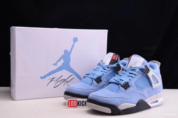 Rep TB JORDAN 4 AIR Blue CT8527-400 University 0629